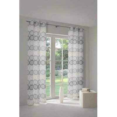 WIRTH Zirbello Grauer Jacquard Vorhang - Gardinen WIRTH Zirbello Grauer Jacquard Vorhang - Gardinen