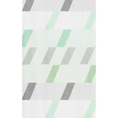 WIRTH Bray Gardine - Jacquard Grün - 175cm x 132cm - Wohnaccessoire WIRTH Bray Gardine - Jacquard Grün - 175cm x 132cm - Wohnaccessoire