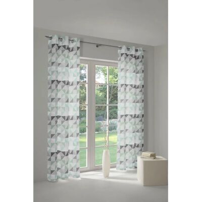 WIRTH Berlare Grüne Jacquard Gardine - Vorhang WIRTH Berlare Grüne Jacquard Gardine - Vorhang