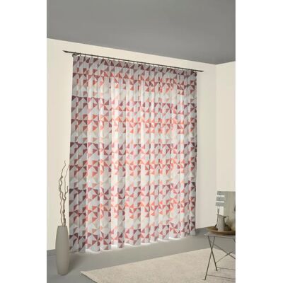 WIRTH Berlare Vorhang - Jacquard, Orange, 132x175cm WIRTH Berlare Vorhang - Jacquard, Orange, 132x175cm