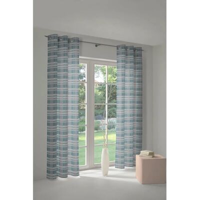 WIRTH Laufenberg Blaue Jacquard Gardinen - Gardinen WIRTH Laufenberg Blaue Jacquard Gardinen - Gardinen