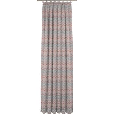 WIRTH Benewitz Jacquard Gardine - Orange (Aprikose) - 245cm x 132cm WIRTH Benewitz Jacquard Gardine - Orange (Aprikose) - 245cm x 132cm