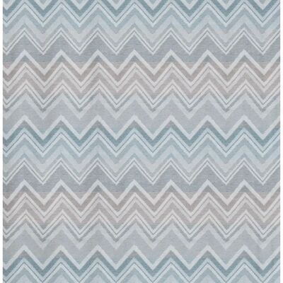 WIRTH Benewitz Blaue Jacquard Gardine - Vorhang WIRTH Benewitz Blaue Jacquard Gardine - Vorhang