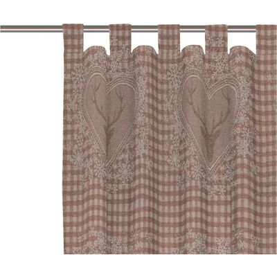 WIRTH Stuben Jacquard Vorhang - 145x132cm, Orange WIRTH Stuben Jacquard Vorhang - 145x132cm, Orange