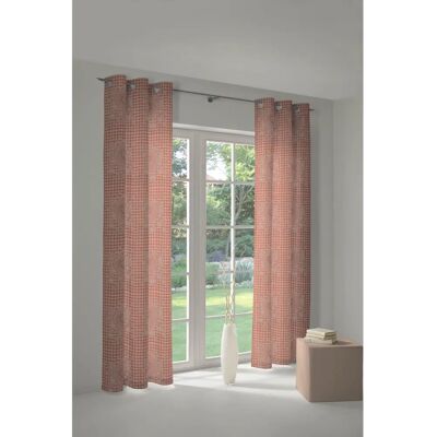 WIRTH Stuben Aprikose Jacquard Gardine - Landhausstil WIRTH Stuben Aprikose Jacquard Gardine - Landhausstil