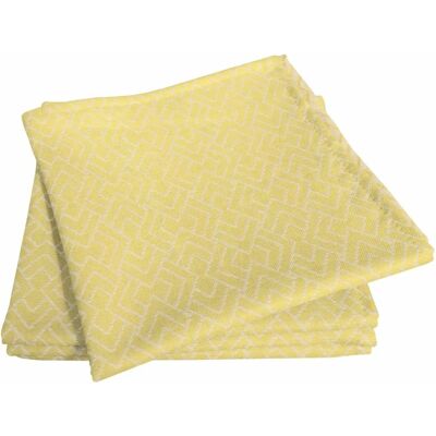 ADAM Graphic Ventus Light Bio-Baumwolle Set aus 4 Servietten ADAM Graphic Ventus Light Bio-Baumwolle Set aus 4 Servietten