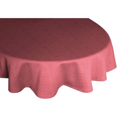 WIRTH WIESSEE Ovale rosa Baumwolle-Modal-Leinen Tischdecke WIRTH WIESSEE Ovale rosa Baumwolle-Modal-Leinen Tischdecke