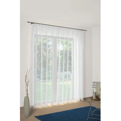 WIRTH 7227 Blaue Gardine - Falten, 300x175cm - Gardine WIRTH 7227 Blaue Gardine - Falten, 300x175cm - Gardine