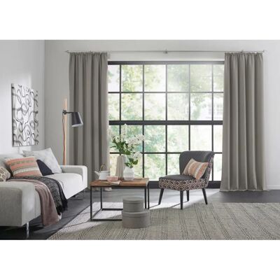 WIRTH Dim out Vorhang - 225cm x 285cm taupe, Polyester, Verdunkelnd WIRTH Dim out Vorhang - 225cm x 285cm taupe, Polyester, Verdunkelnd