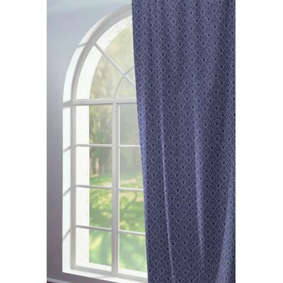 Adam Urban Cactus Bio-Baumwoll-Gardine - 145x145cm - Blau Adam Urban Cactus Bio-Baumwoll-Gardine - 145x145cm - Blau
