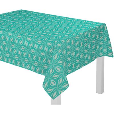 Adam Retro Floret Blaue Tischdecke - Tischwäsche Adam Retro Floret Blaue Tischdecke - Tischwäsche