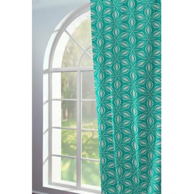 Adam Retro Floret Blaue Jacquard Gardine - Vorhang Adam Retro Floret Blaue Jacquard Gardine - Vorhang