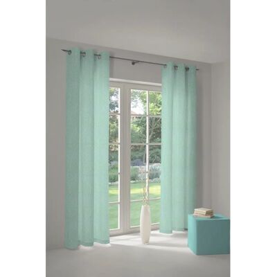 Adam Easy Diamond Blaue Vorhänge – 3-teiliger Jacquard, Bio-Baumwolle Adam Easy Diamond Blaue Vorhänge – 3-teiliger Jacquard, Bio-Baumwolle