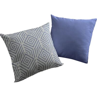 ADAM Easy Diamond Dekokissen - 40x40 cm, Baumwolle, Blau ADAM Easy Diamond Dekokissen - 40x40 cm, Baumwolle, Blau