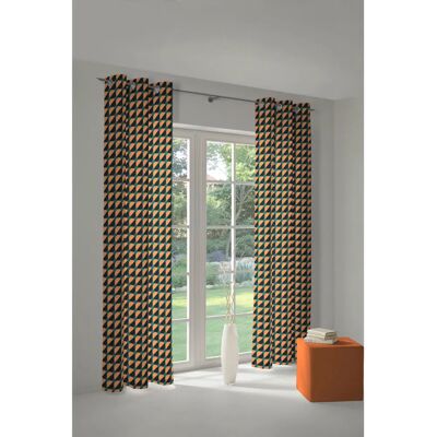 ADAM Circles Bio-Baumwoll Vorhang - Retro blickdicht - 145x175cm ADAM Circles Bio-Baumwoll Vorhang - Retro blickdicht - 145x175cm