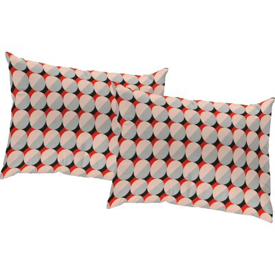 ADAM Kreise Baumwolle Kissenhülle - Retro 70er Design ADAM Kreise Baumwolle Kissenhülle - Retro 70er Design