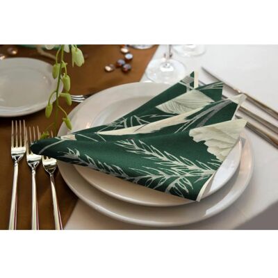 Adam Eden Bio-Baumwolle Stoffserviette - Quadratische Serviette Adam Eden Bio-Baumwolle Stoffserviette - Quadratische Serviette