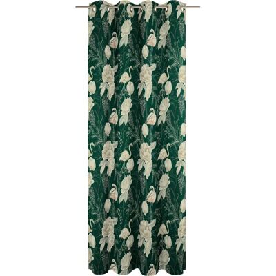 Adam Eden Bio-Baumwoll Vorhang - 145x175cm - Dunkelgrün Adam Eden Bio-Baumwoll Vorhang - 145x175cm - Dunkelgrün