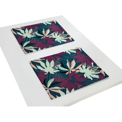 ADAM Jungle Platzset aus Bio-Baumwolle - Rechteckig 40x30cm ADAM Jungle Platzset aus Bio-Baumwolle - Rechteckig 40x30cm