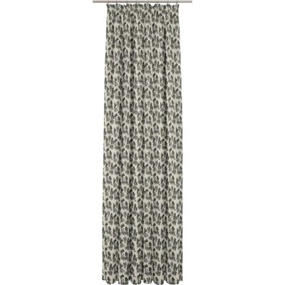 ADAM Good Old Days Schwarzer Jacquard-Vorhang - Gardinen ADAM Good Old Days Schwarzer Jacquard-Vorhang - Gardinen