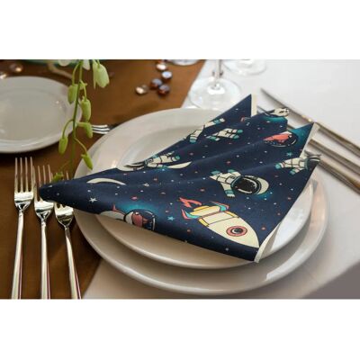 ADAM Space Bio-Baumwolle Stoffserviette - Stoffservietten ADAM Space Bio-Baumwolle Stoffserviette - Stoffservietten