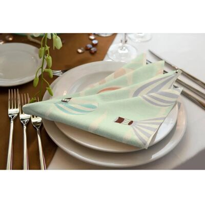 ADAM Balloons Bio-Baumwoll Stoffserviette - Stoffserviette ADAM Balloons Bio-Baumwoll Stoffserviette - Stoffserviette