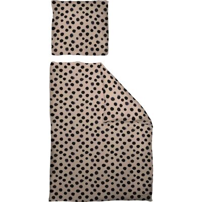 ADAM Leinenbettwäsche Dots - Jacquard, Bio-Baumwolle, Lila ADAM Leinenbettwäsche Dots - Jacquard, Bio-Baumwolle, Lila