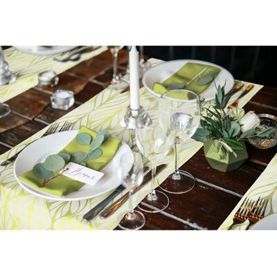ADAM Wave bunter Tischläufer 50x150cm - Tischwäsche nachhaltig ADAM Wave bunter Tischläufer 50x150cm - Tischwäsche nachhaltig
