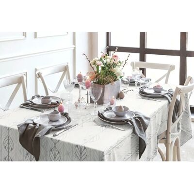ADAM Wave Bio-Baumwolle Tischdecke - 190x145 cm Rechteck ADAM Wave Bio-Baumwolle Tischdecke - 190x145 cm Rechteck