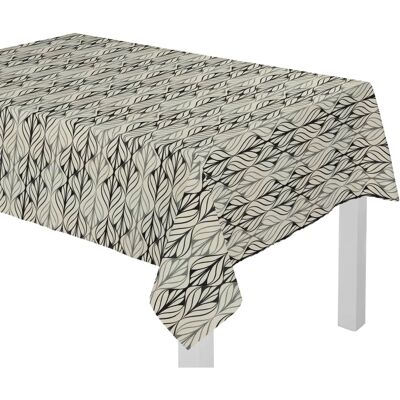 Adam Wave Bio-Baumwolle Leinen Tischdecke - Rechteckig, 220x145cm Adam Wave Bio-Baumwolle Leinen Tischdecke - Rechteckig, 220x145cm