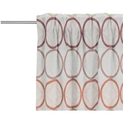 WIRTH Zirbello Orange Vorhang - 132x225cm, Jacquard, Multifunktion WIRTH Zirbello Orange Vorhang - 132x225cm, Jacquard, Multifunktion