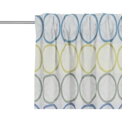 WIRTH Zirbello Vorhang - Blau, 255cm, 132cm, Jacquard WIRTH Zirbello Vorhang - Blau, 255cm, 132cm, Jacquard