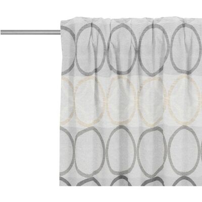 Vorhang WIRTH Zirbello Grau 255cm, Multifunktionsband, Baumwolle & Polyester Vorhang WIRTH Zirbello Grau 255cm, Multifunktionsband, Baumwolle & Polyester