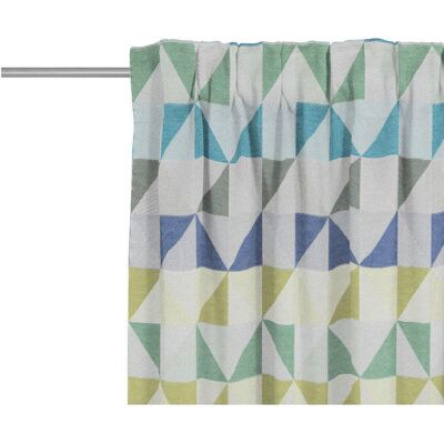 WIRTH Berlare Gardinen - Jacquard, Blau, 255x132cm WIRTH Berlare Gardinen - Jacquard, Blau, 255x132cm