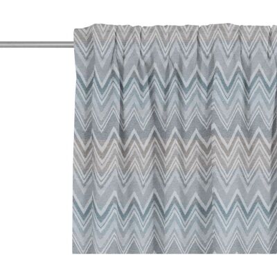 WIRTH Benewitz Blaue Jacquard Gardine - Vorhang WIRTH Benewitz Blaue Jacquard Gardine - Vorhang