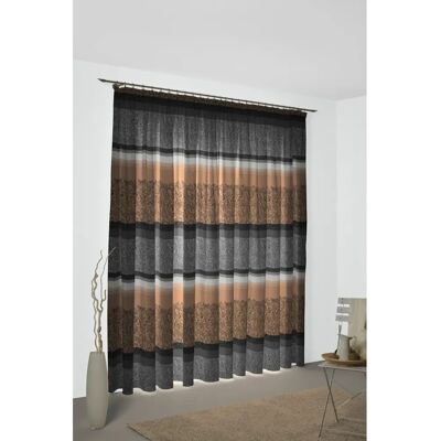 WIRTH Maribor Vorhang - Geometrisch, 175cm, Multifunktionsband, 132cm - Gardine WIRTH Maribor Vorhang - Geometrisch, 175cm, Multifunktionsband, 132cm - Gardine