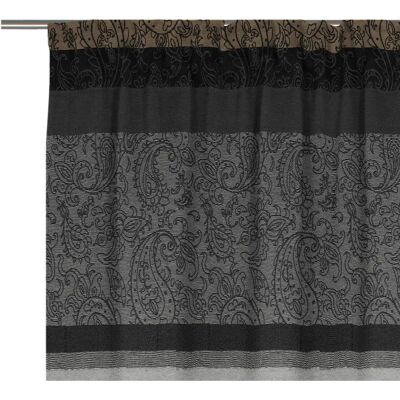 WIRTH Maribor Vorhang - Jacquard, Grau/Braun, 245cm x 132cm WIRTH Maribor Vorhang - Jacquard, Grau/Braun, 245cm x 132cm