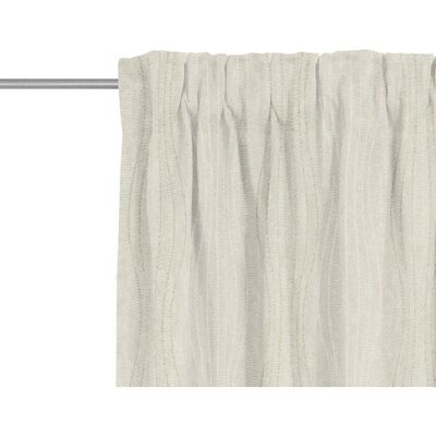 WIRTH Riccia Beigegardine - Hochwertiger Jacquard, 225cm WIRTH Riccia Beigegardine - Hochwertiger Jacquard, 225cm
