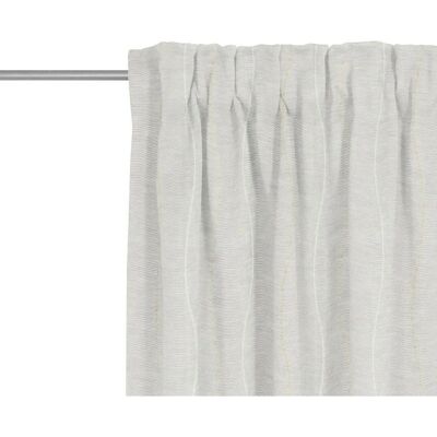 WIRTH Sepino Beigegardine - 132x175cm - Weiche Jacquard WIRTH Sepino Beigegardine - 132x175cm - Weiche Jacquard