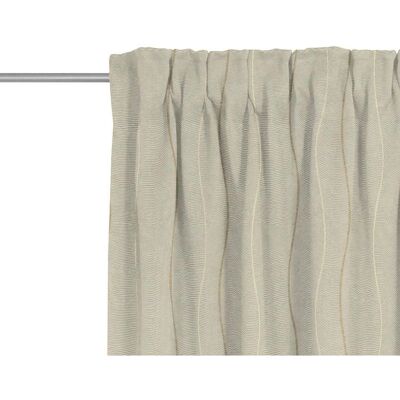 WIRTH Sepino Beigegardine - 255cm x 132cm - Jacquard WIRTH Sepino Beigegardine - 255cm x 132cm - Jacquard