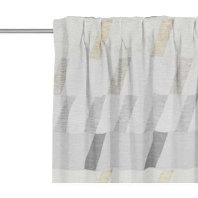 WIRTH Bray Hellgrau Jacquard Gardine WIRTH Bray Hellgrau Jacquard Gardine