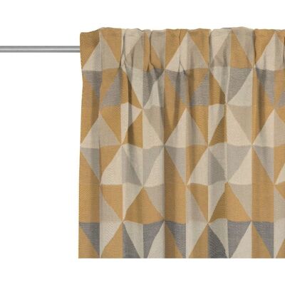 Adam Bio Bel Bio-Baumwollvorhang - 245cm x 142cm - Gelb Adam Bio Bel Bio-Baumwollvorhang - 245cm x 142cm - Gelb
