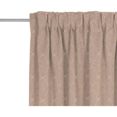Adam Indian Cortezada Bio-Baumwollvorhang - Jacquard Beige 142x175cm Adam Indian Cortezada Bio-Baumwollvorhang - Jacquard Beige 142x175cm