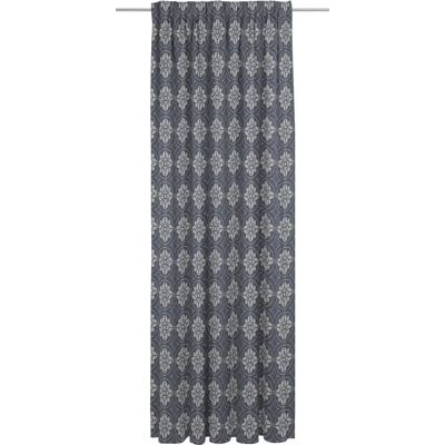 Vorhang ADAM Romantic Puligny - Jacquard, 142x245cm, Dunkelblau Vorhang ADAM Romantic Puligny - Jacquard, 142x245cm, Dunkelblau