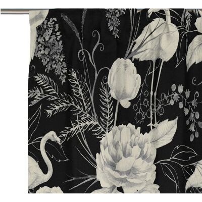 ADAM Eden Schwarzw-Weiße Vorhänge 245x142cm Nachhaltig ADAM Eden Schwarzw-Weiße Vorhänge 245x142cm Nachhaltig
