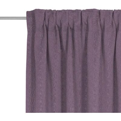 ADAM Bio-Baumwolle Lila Gardine - 145x142cm, Jacquard, Energiesparend ADAM Bio-Baumwolle Lila Gardine - 145x142cm, Jacquard, Energiesparend