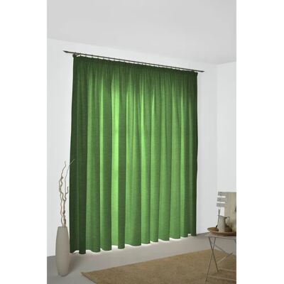 WIRTH Bachfeld Vorhang - Dunkelgrün - 145cm x 132cm - Energiesparend WIRTH Bachfeld Vorhang - Dunkelgrün - 145cm x 132cm - Energiesparend