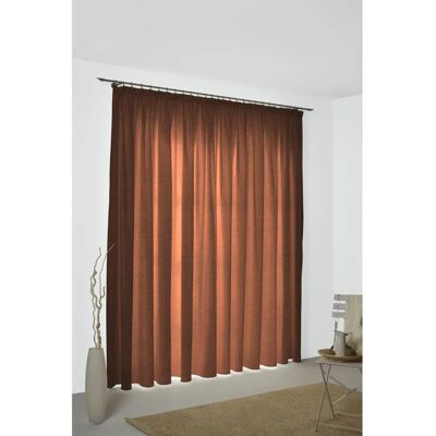 WIRTH Bachfeld Braun Jacquard Gardine - 175cm x 132cm WIRTH Bachfeld Braun Jacquard Gardine - 175cm x 132cm