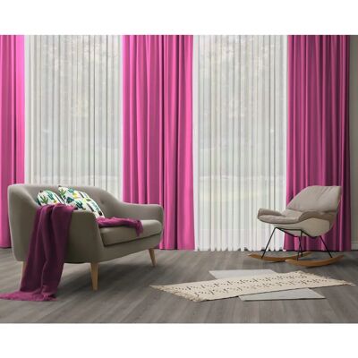 WIRTH Verdunkelungsvorhang Modell 3 - Raumverdunkelnd, Pink, 142x225cm WIRTH Verdunkelungsvorhang Modell 3 - Raumverdunkelnd, Pink, 142x225cm