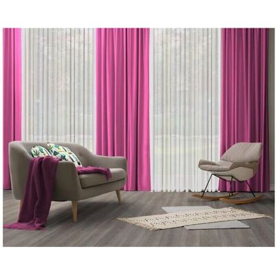 WIRTH Dim out Vorhang 245cm Pink Mehrzweck - Gardine WIRTH Dim out Vorhang 245cm Pink Mehrzweck - Gardine